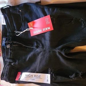 Women's Black High Waisted Jeans